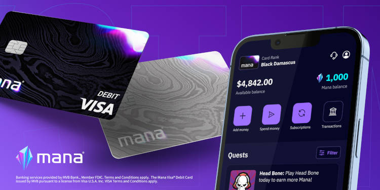 Mana Debit Card and Rewards Program for Gamers Officially Launches