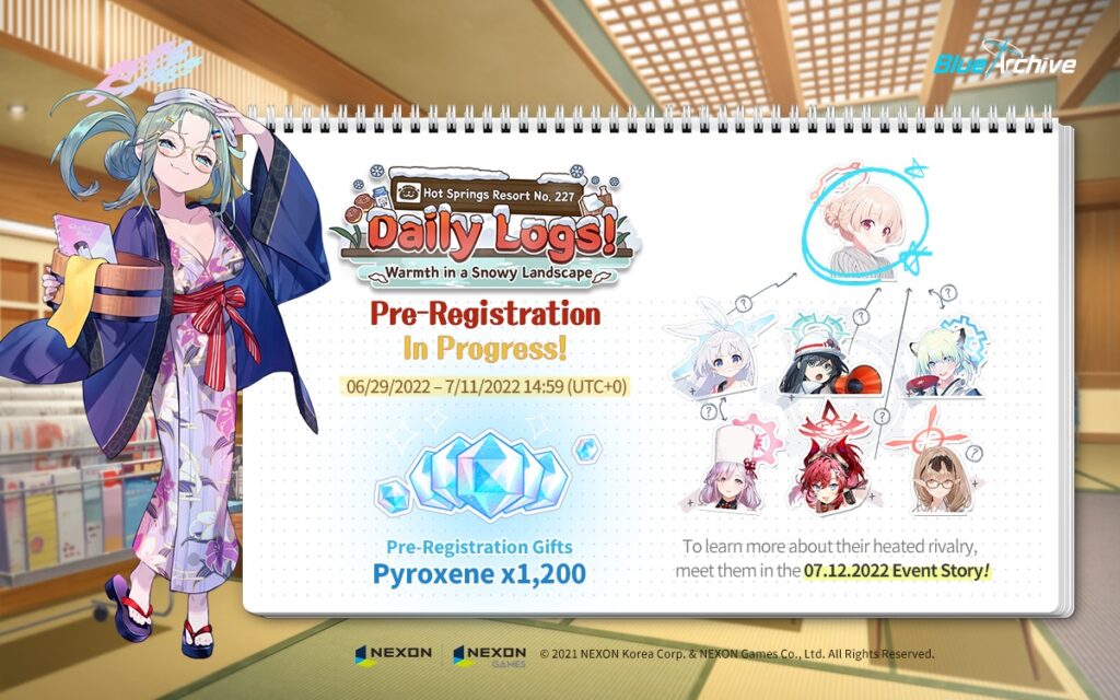 BLUE ARCHIVE New Hot Springs Story Event Opens Pre-Registration