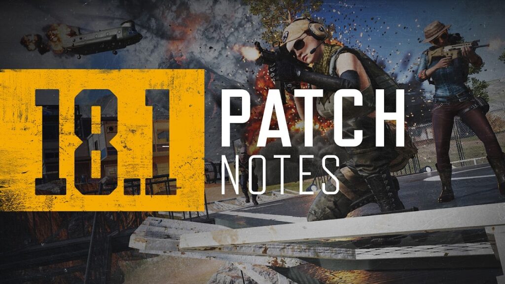 PUBG: BATTLEGROUNDS Reveals Update 18.1