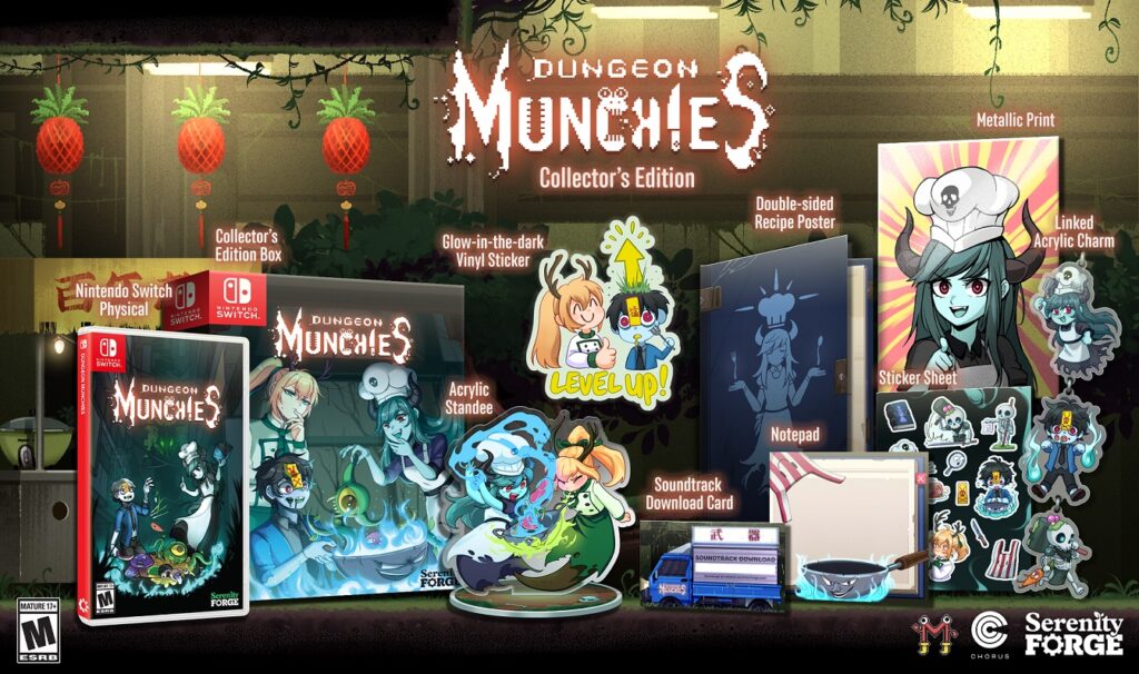 Serenity Forge Announces Physical & Collector’s Editions for Dungeon Munchies