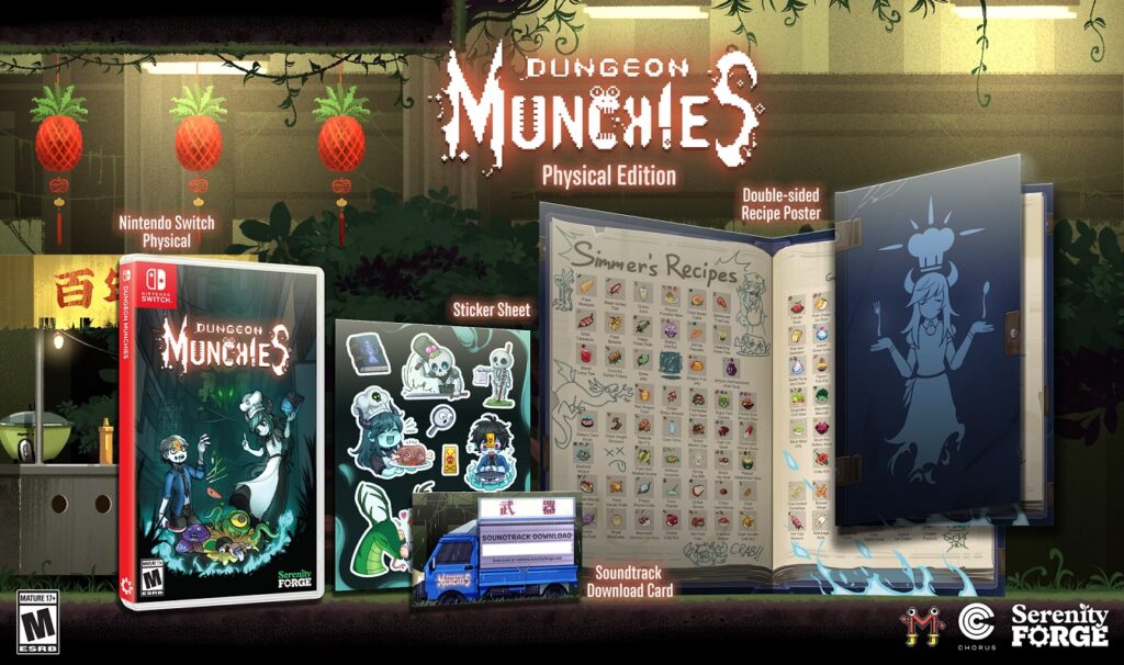 Serenity Forge Announces Physical & Collector’s Editions for Dungeon Munchies