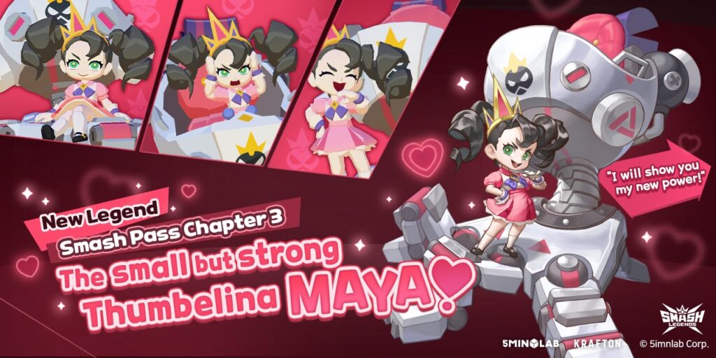 SMASH LEGENDS July Update Welcomes Maya, The Small But Strong Thumbelina