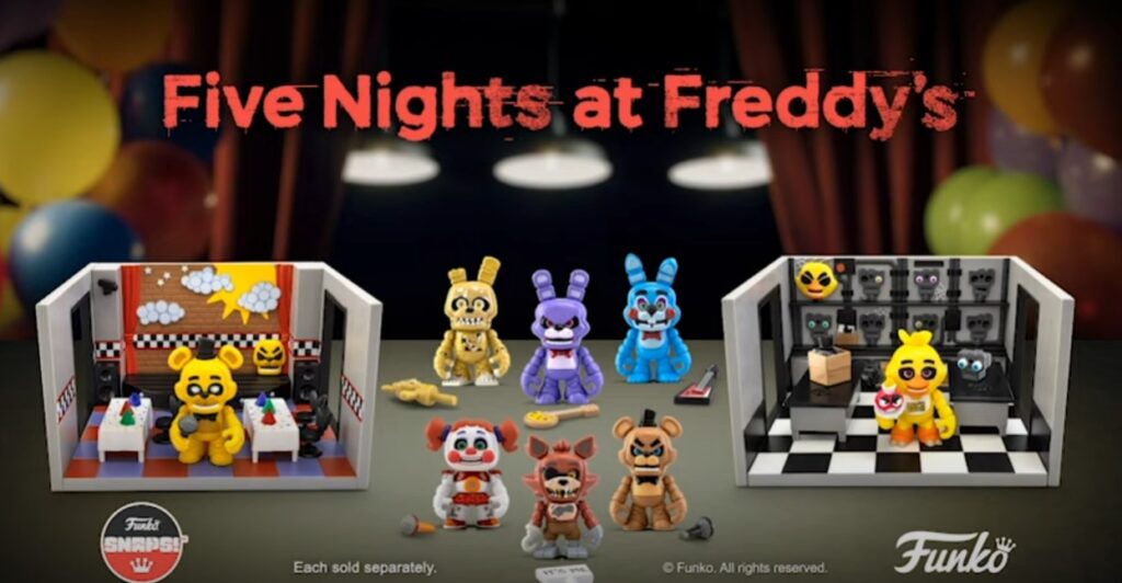 Funko Unveils New Line of Five Nights At Freddy’s Snaps
