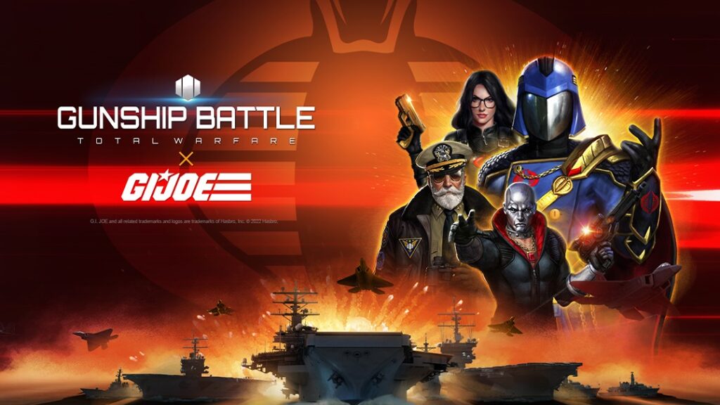 Gunship Battle: Total Warfare Welcomes G.I. JOE Today on Mobile and PC