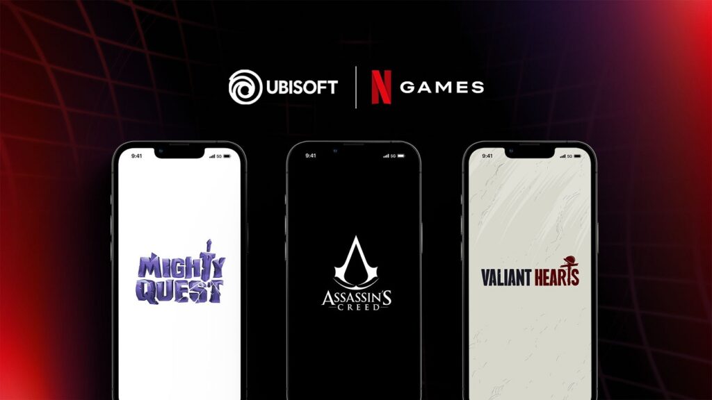 Netflix Partners with Ubisoft to Create 3 Exclusive Mobile Games from 2023