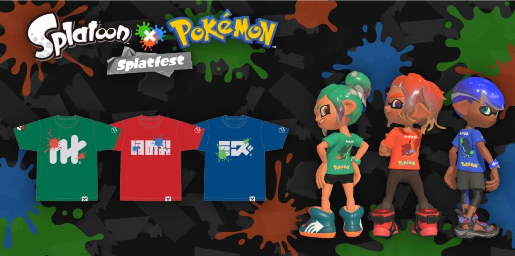 Splatoon x Pokémon! Gotta Splat ’em all in the November Splatfest Collaboration