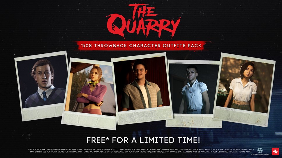 THE QUARRY Announces ‘50s Throwback Character Outfits Just in Time for Halloween