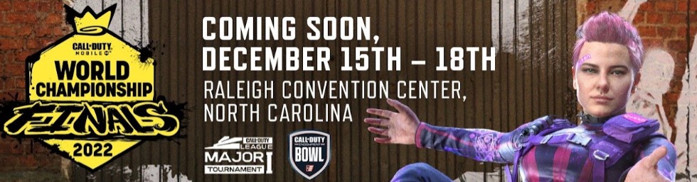 Watch the Call of Duty: Mobile World Championship 2022 Finals Live or In-Person on Dec. 15-18 in Raleigh, North Carolina