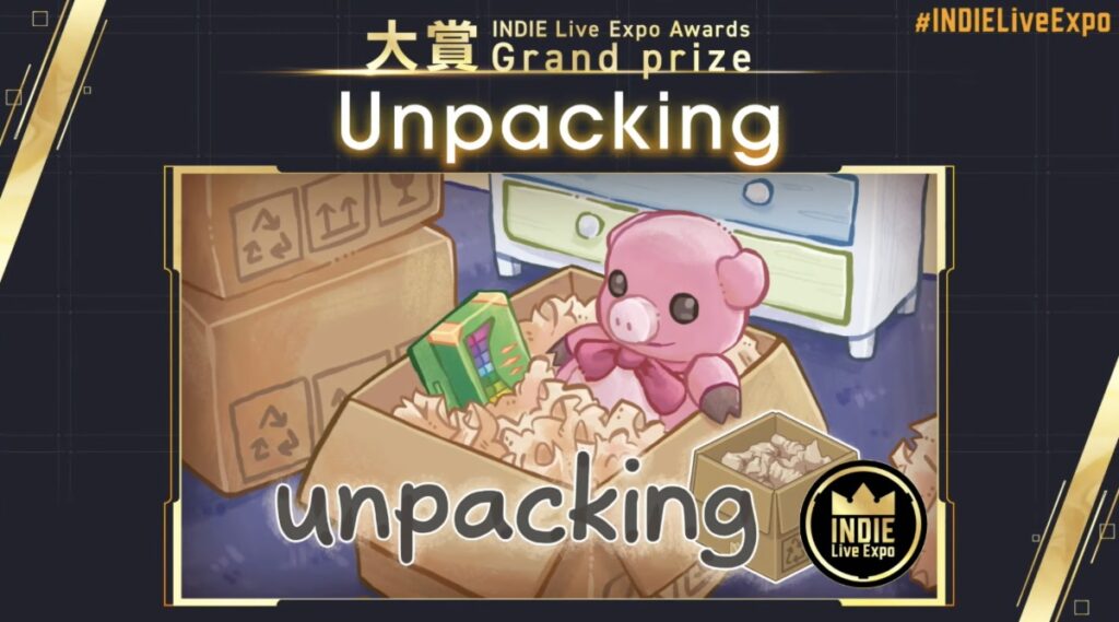 UNPACKING Wins GOTY at INDIE Live Expo, Showcasing 200-Plus Indie Games