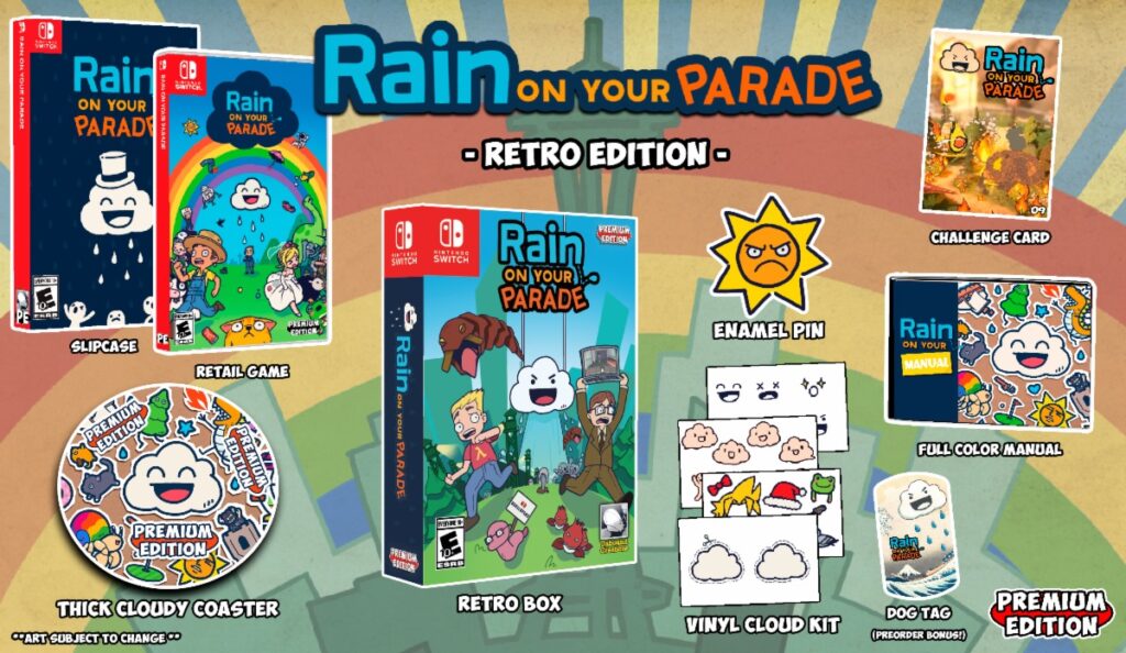Premium Edition Brings Wunderling DX and Rain On Your Parade Boxed Sets to Nintendo Switch