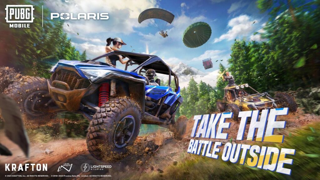 PUBG MOBILE and POLARIS to Bring Two New in-Game Side-by-Side Vehicles