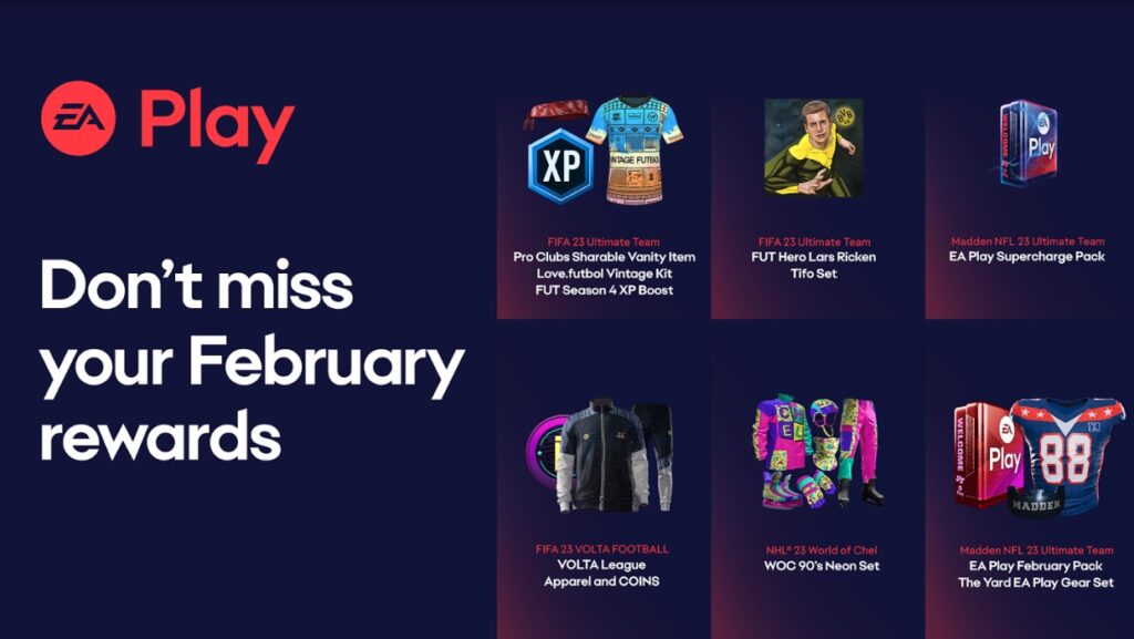 February's Member-Exclusive Rewards in Top Sports Games for EA Play