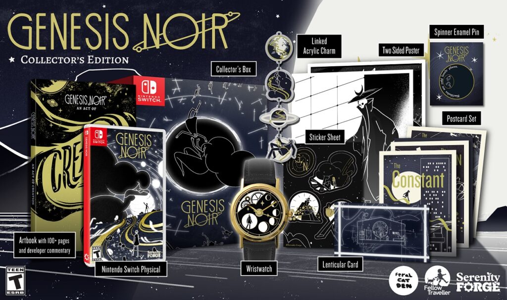 GENESIS NOIR Point-and-Click Spacebound Love Story Now Out Physically for Nintendo Switch