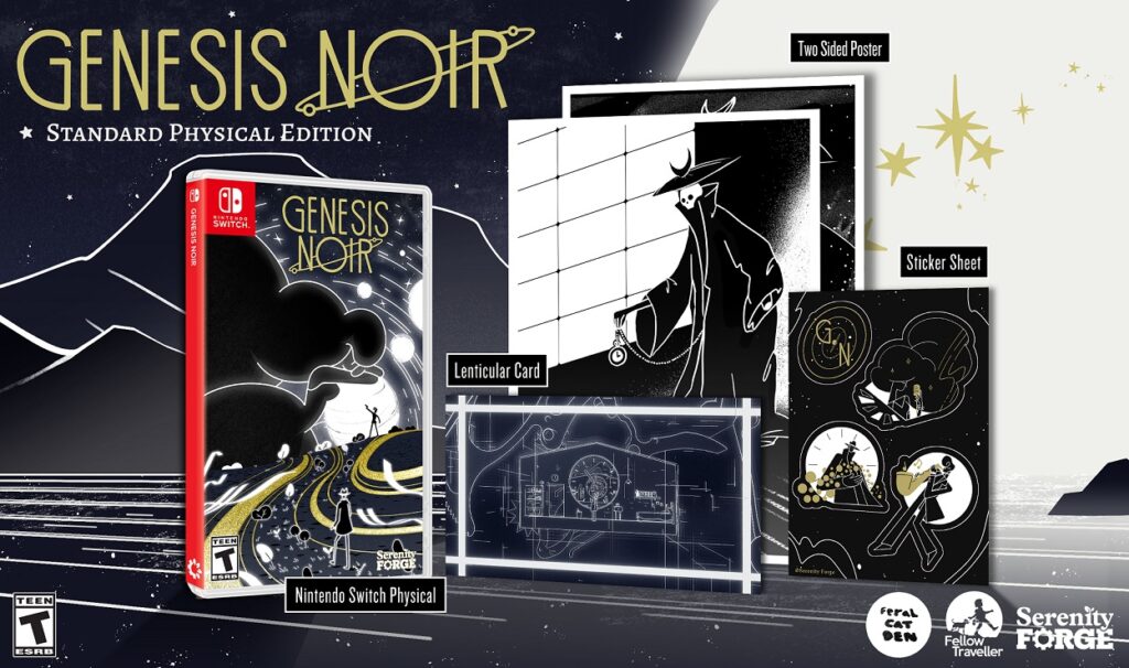 GENESIS NOIR Point-and-Click Spacebound Love Story Now Out Physically for Nintendo Switch