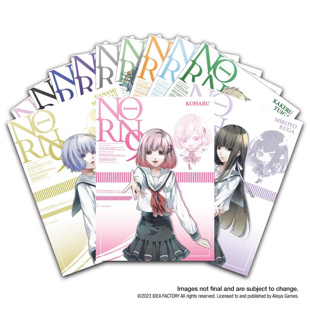 Aksys Games Reveals Norn9: Var Commons Cards and Norn9: Last Era Limited Edition