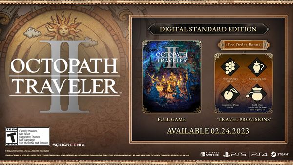 Octopath Traveler II Demo Now Available for Console, Steam Tomorrow