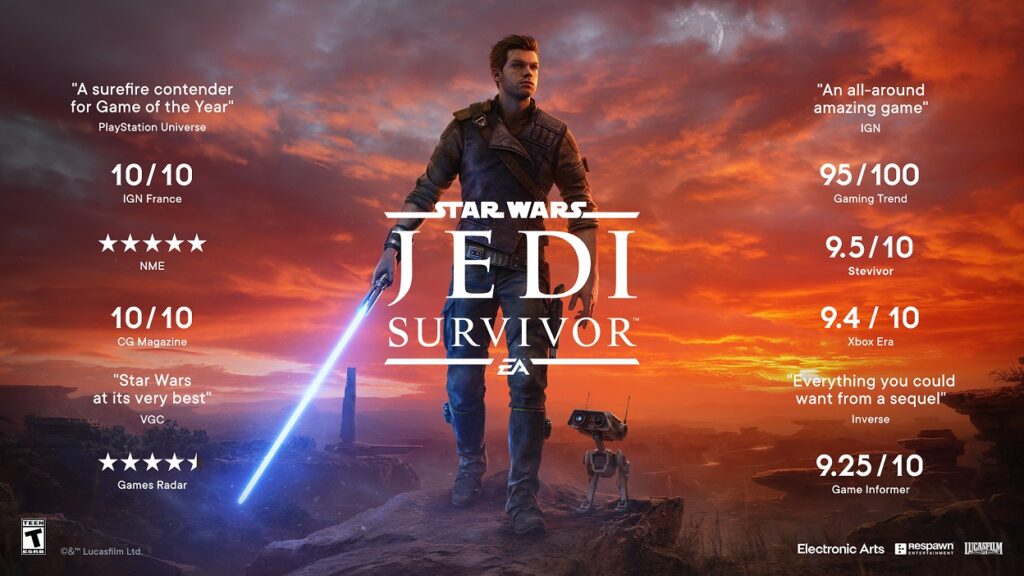 Star Wars Jedi: Survivor Available Now for PC, PlayStation 5 and Xbox Series X|S
