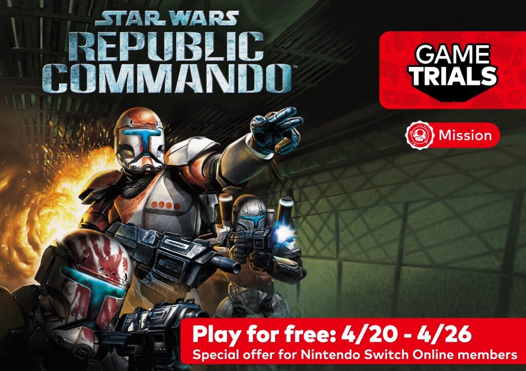 Try the Latest Nintendo Switch Game Trial Right Now of STAR WARS Republic Commando