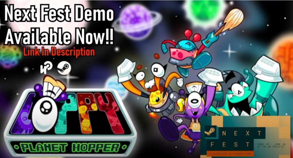 LOPPY: Planet Hopper 2D Retro Platformer Free Demo Now Out Via Steam