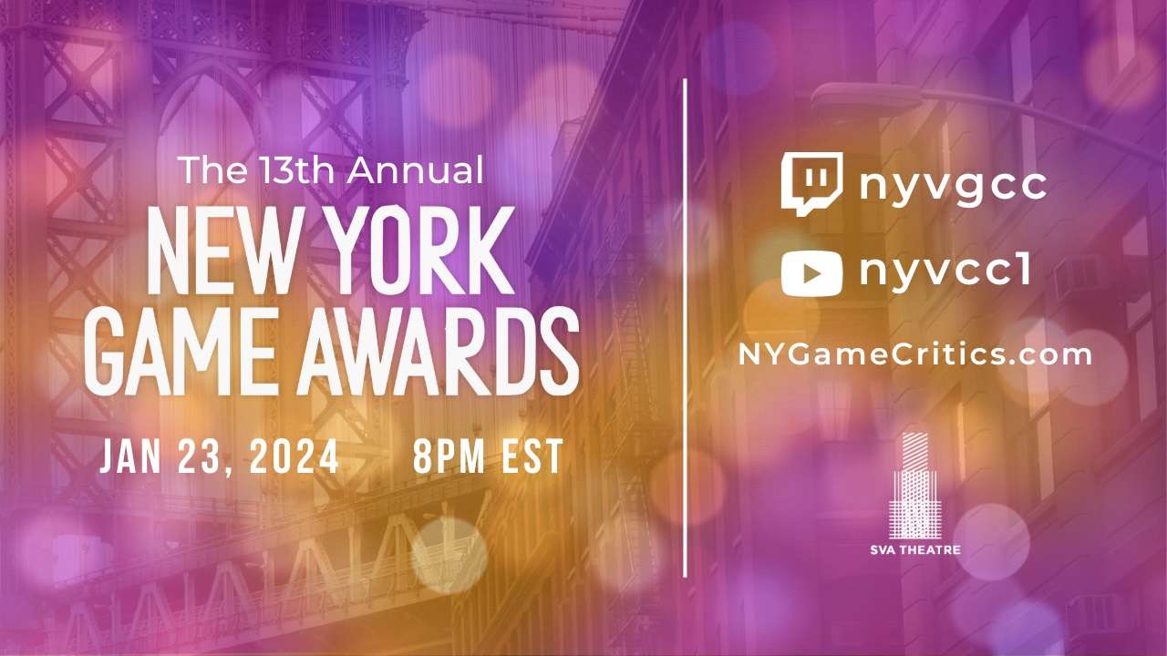 New York Game Awards Announced for Jan. 16, 2024 - Tickets Available Now