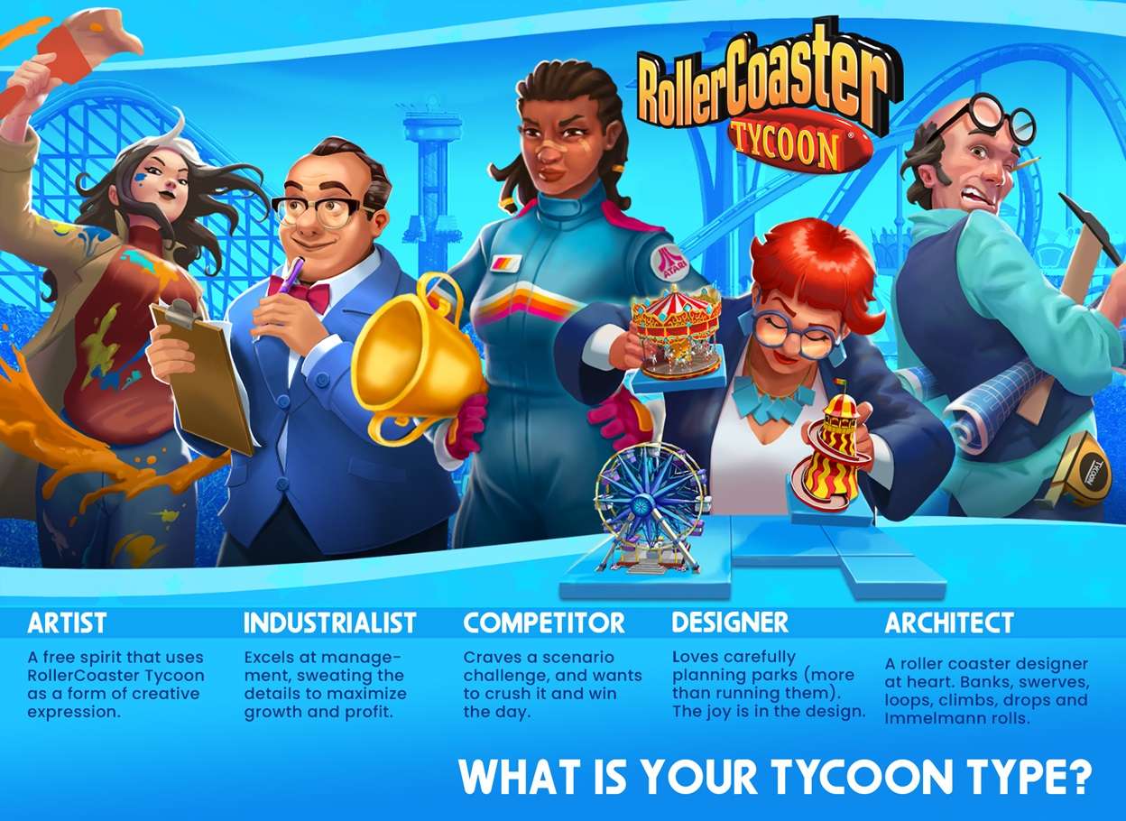 ATARI Wants to Know: What Type of RollerCoaster Tycoon are YOU?