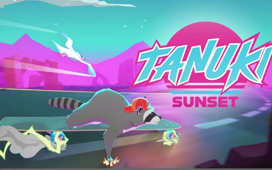 Tanuki Sunset Skateboarding Adventure Game Available Now for Nintendo Switch