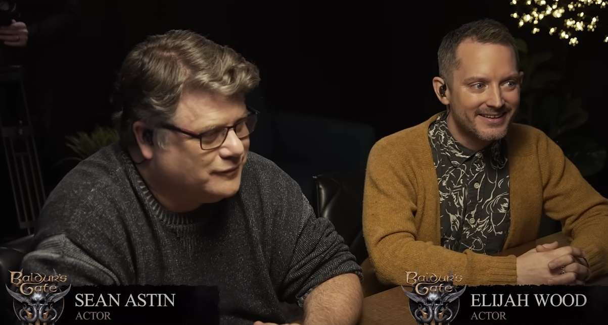 Elijah Wood and Sean Astin play Baldur’s Gate 3 with Larian CEO Swen Vincke