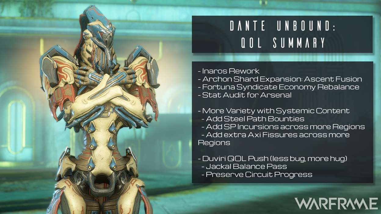 Warframe's First Update of 2024 Will Be Launching in March