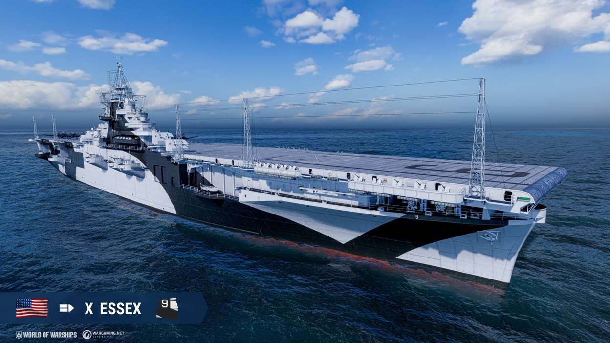 World of Warships Kicks Off New Year with New Line of U.S. Aircraft Carriers in Early Access