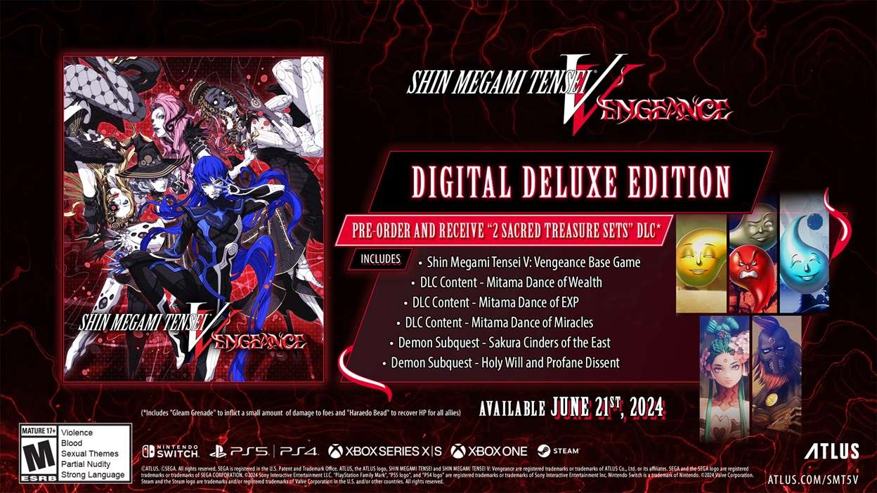 Shin Megami Tensei V: Vengeance Pre-orders Now Available, Extended Trailer
