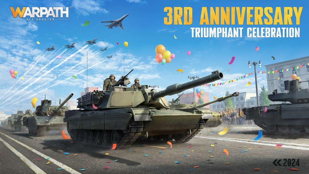 WARPATH Military RTS MMO Celebrates 3-Year Anniversary with In-Game Events and Rewards