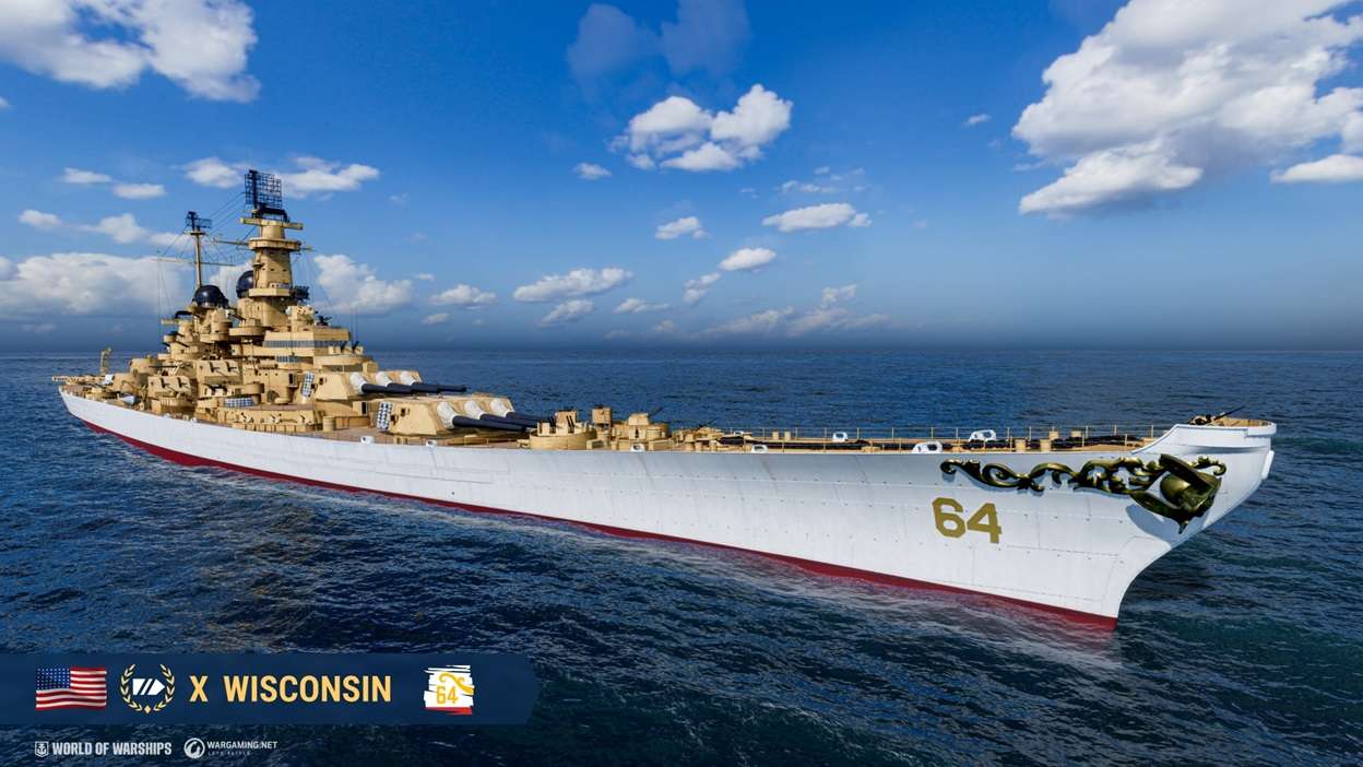 April Update 13.3 Brings American Warship Wisconsin to World of Warships