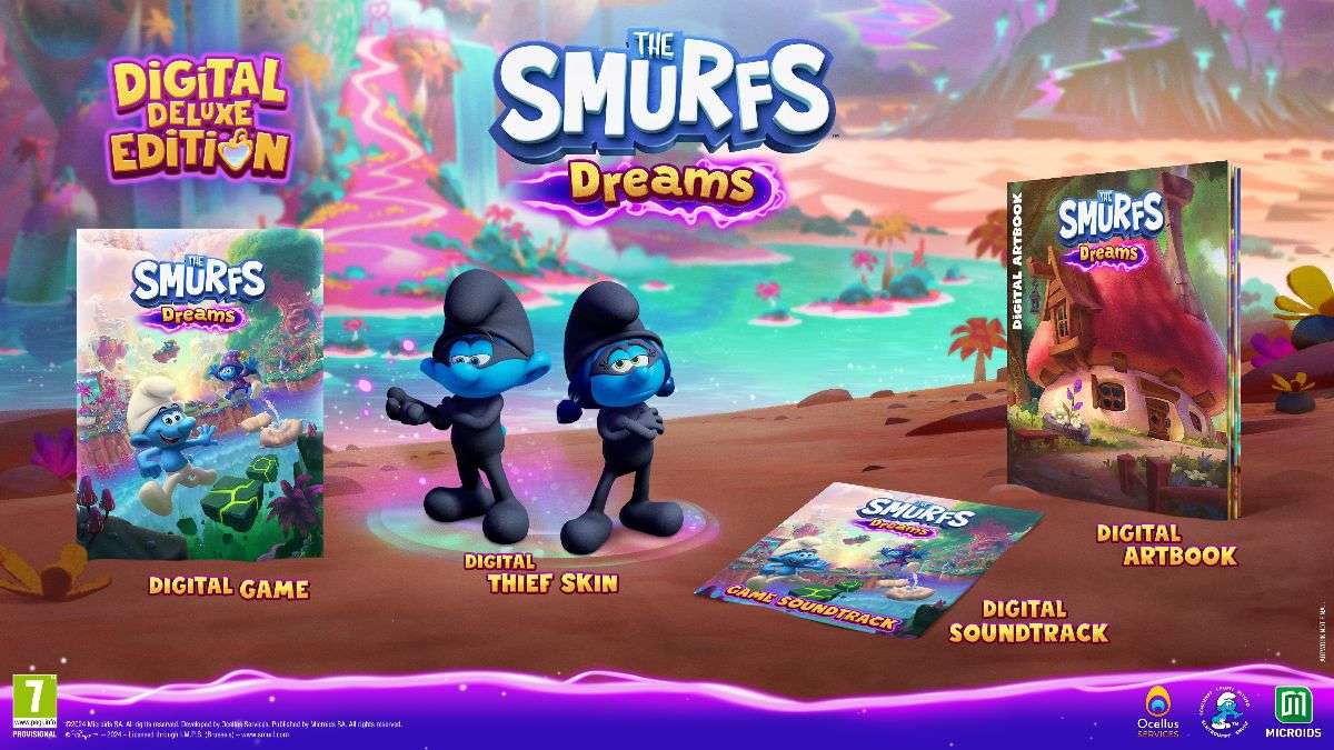 The Smurfs – Dreams Launches on PC and Consoles Oct. 24, New Gameplay Reveal Trailer