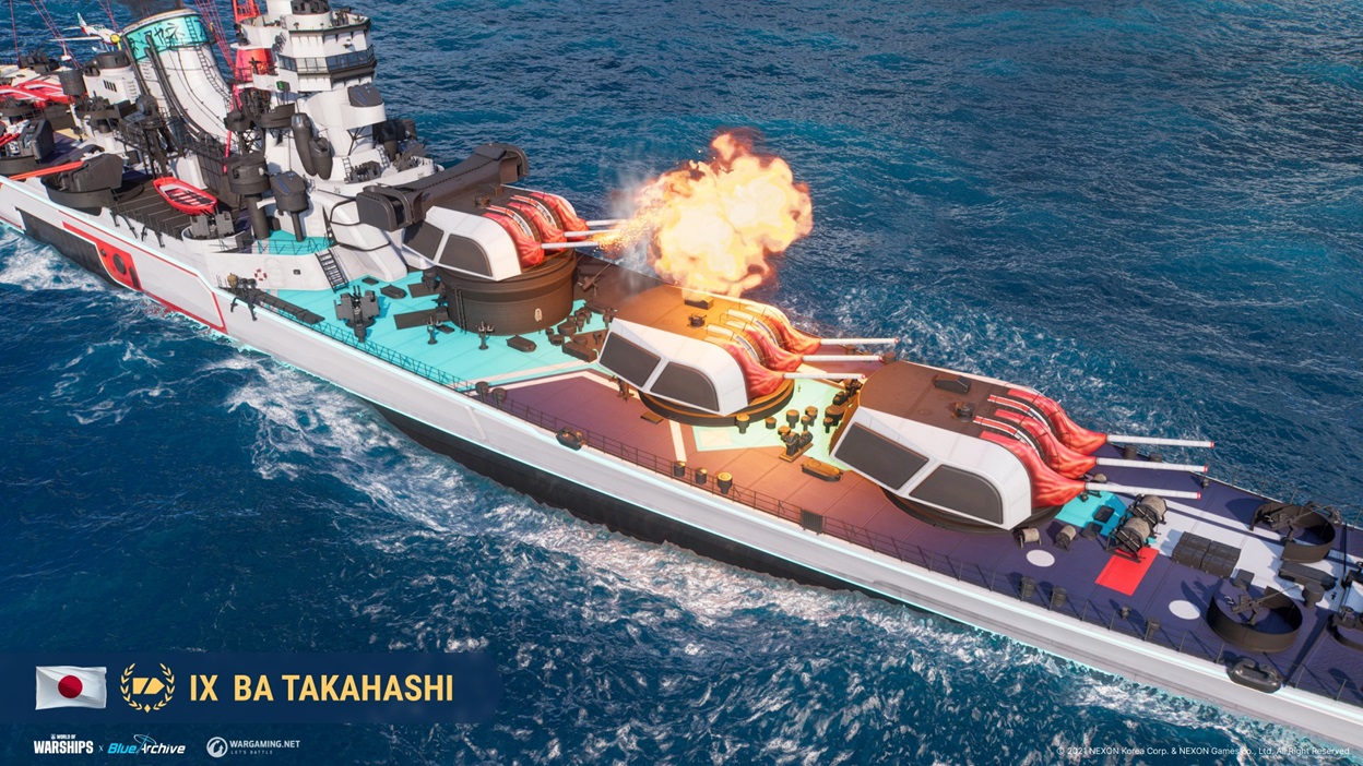 World of Warships Welcomes Tactical Role-Playing Game, Blue Archive