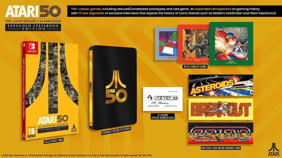 Atari 50: The Anniversary Celebration New DLC Features 19 Playable Games and 8 Video Segments