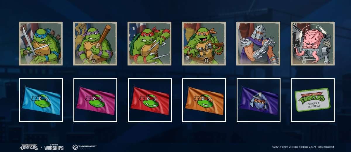 World of Warships Collabs with Teenage Mutant Ninja Turtles for a Limited Time Event