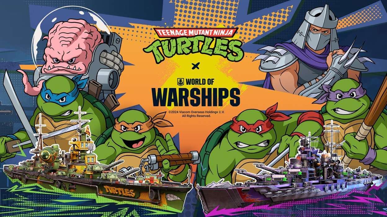 World of Warships Collabs with Teenage Mutant Ninja Turtles for a Limited Time Event