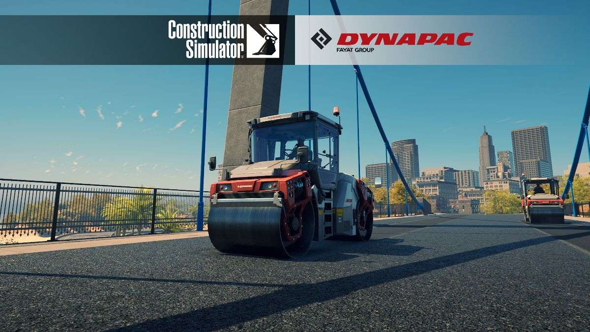 The Construction Simulator Dynapac Pack Featuring 6 Brand-New Road Construction Machines Now Available