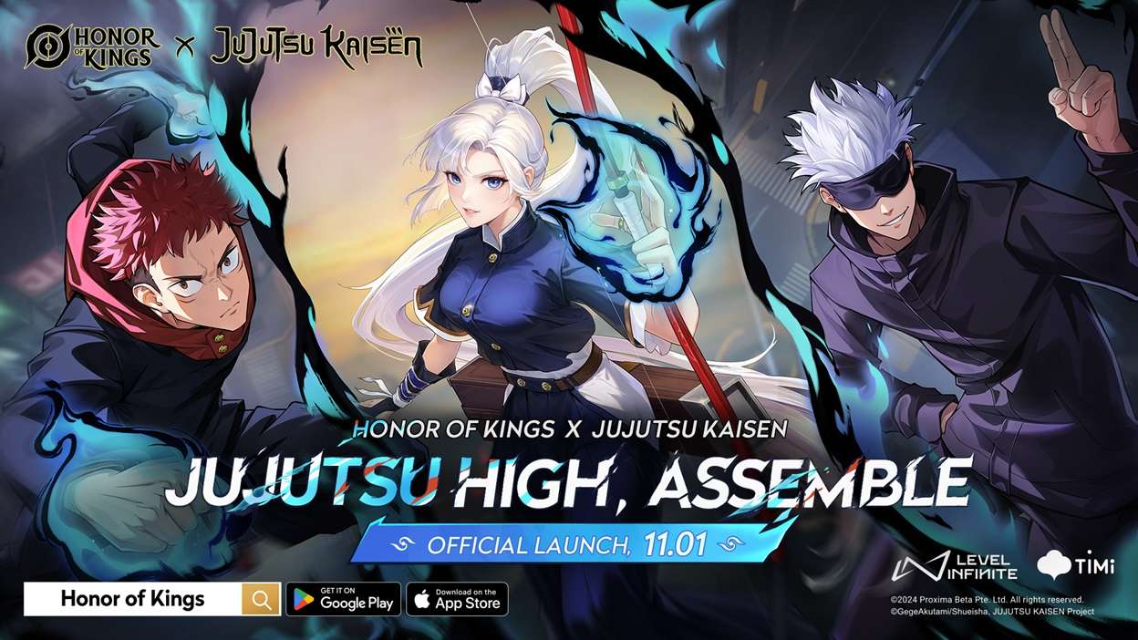 Honor of Kings and Jujustu Kaisen Collab Beginning November 1