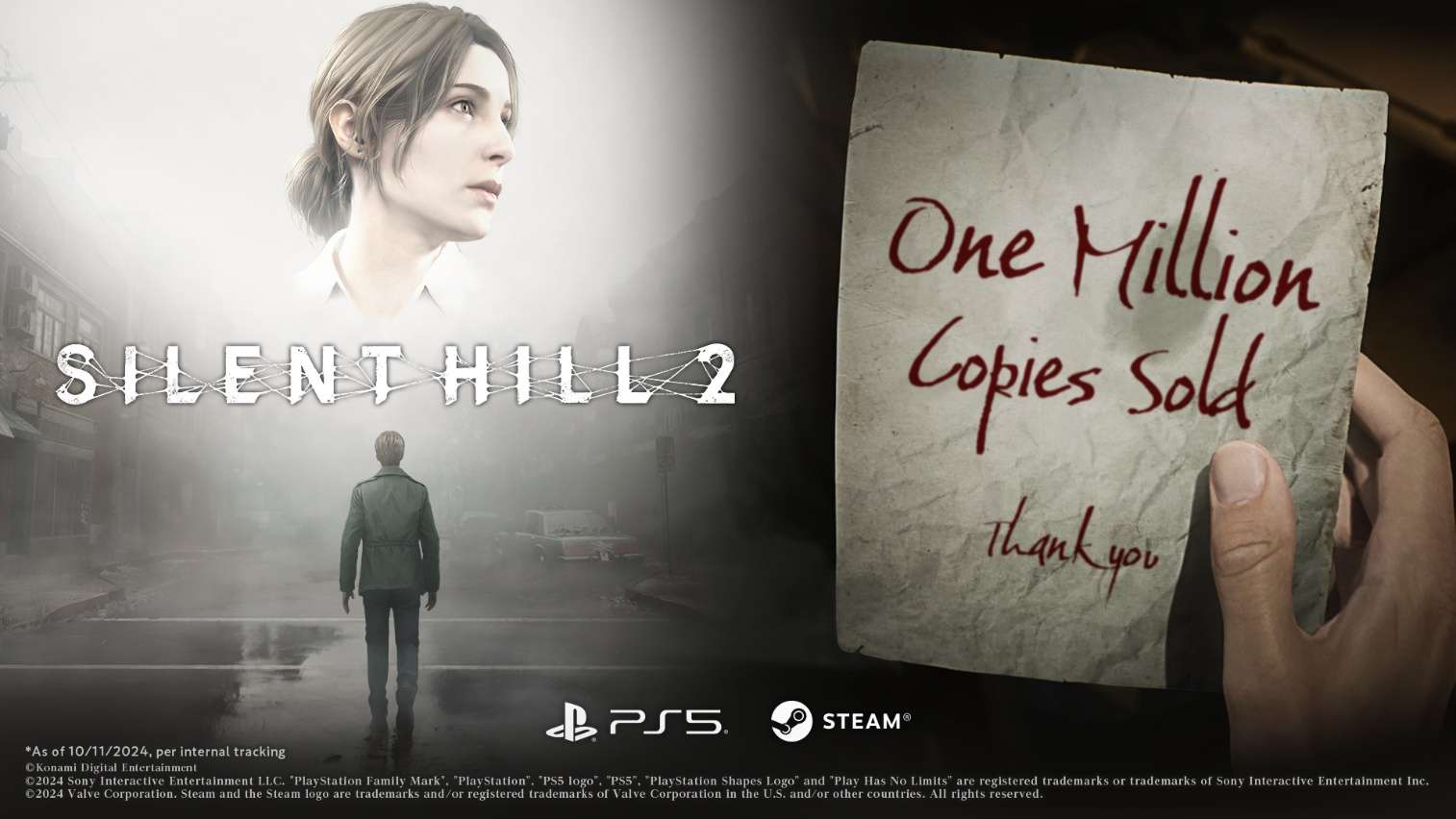 First Week Sales of SILENT HILL 2 Remake Reach One Million Copies