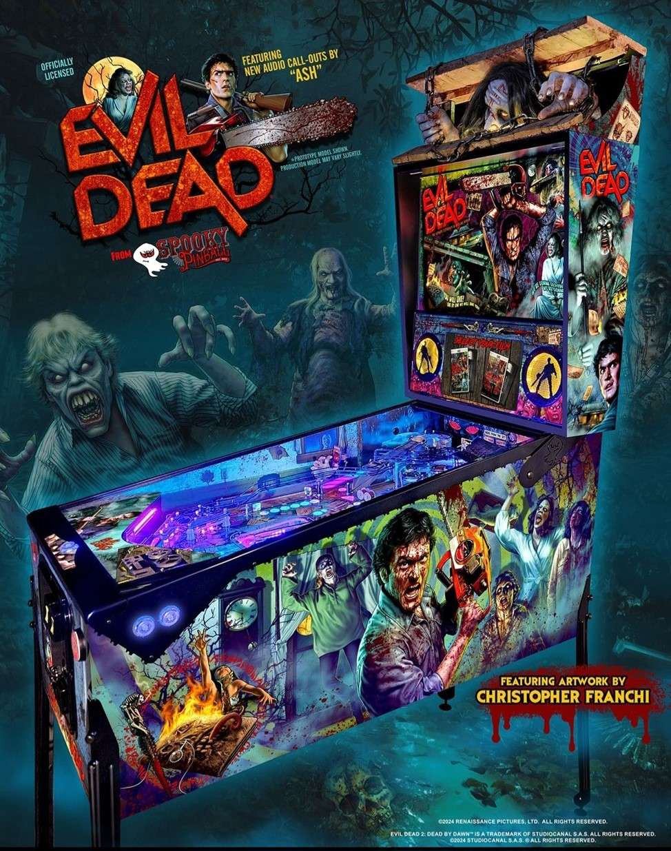 Evil Dead Pinball Gameplay Reveal Plus Q&A Session Notes with Spooky Designer Corwin “Bug” Emery