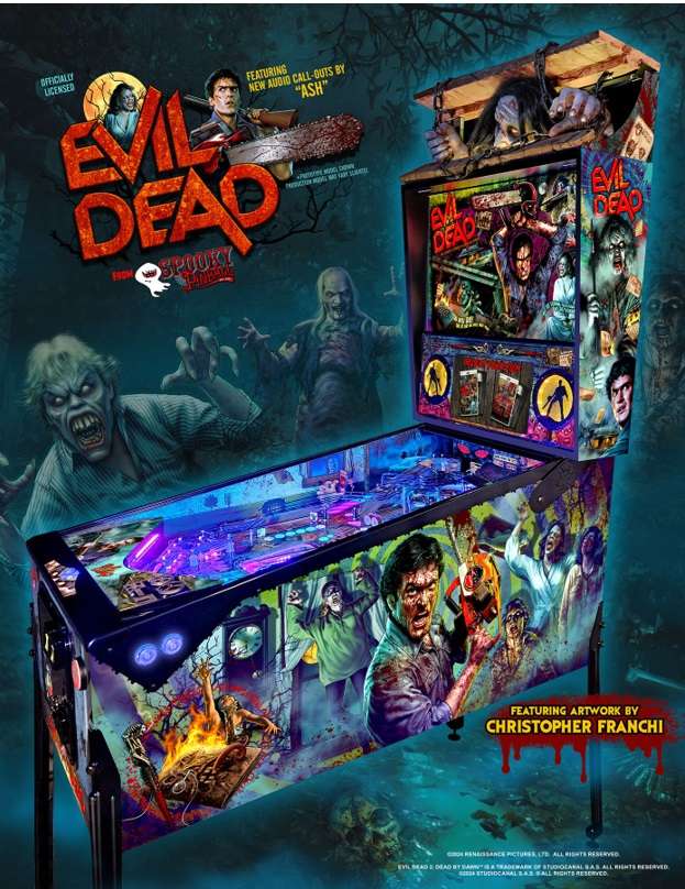 Spooky Pinball Announces The Evil Dead Pinball