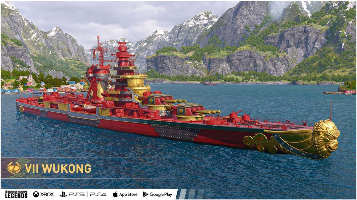 World of Warships: Legends Celebrates the Lunar New Year with Legendary Monkey, King Sun Wukong 