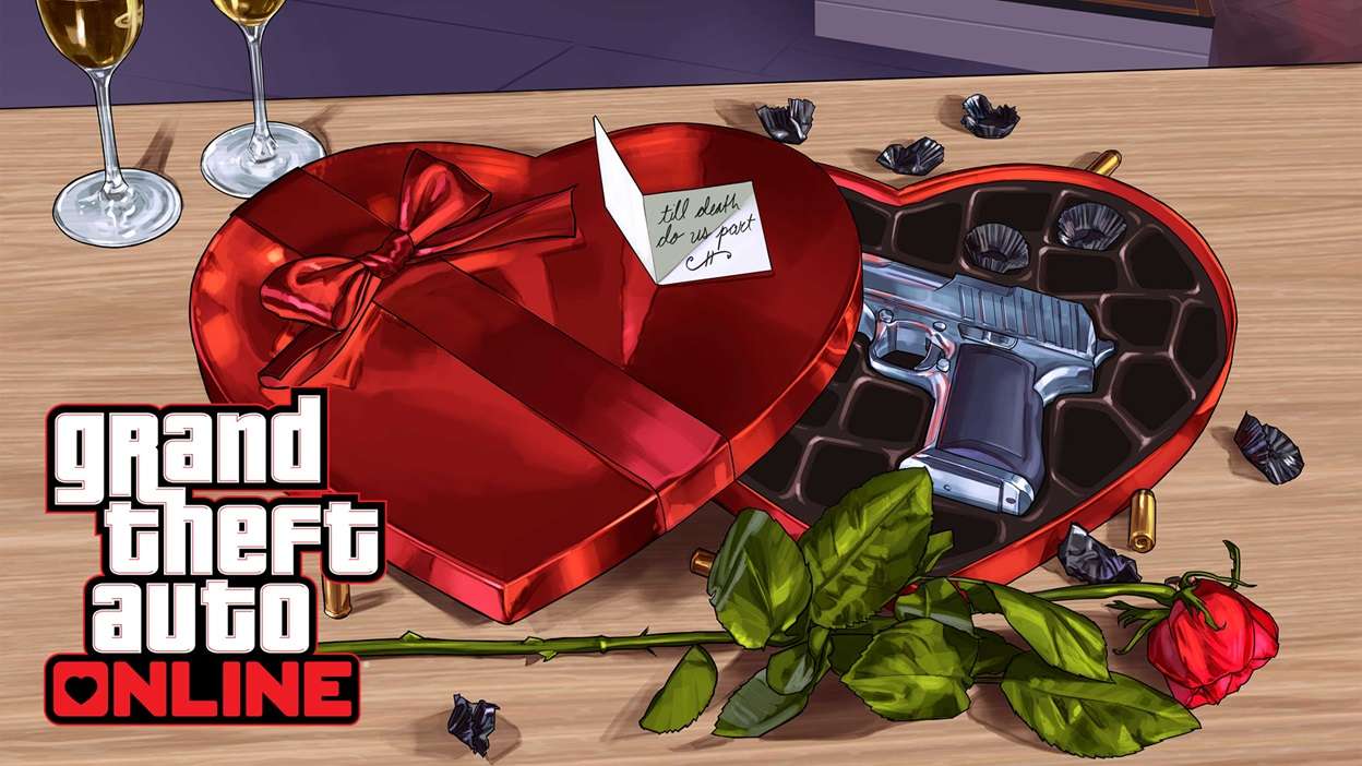 GTA Online Celebrates Valentine’s Day with Till Death Do Us Part, Heartbreaker Clothing and Accessories, Plus More