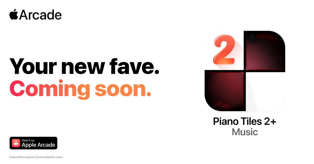 Piano Tiles 2+ Heading to Apple Arcade March 6