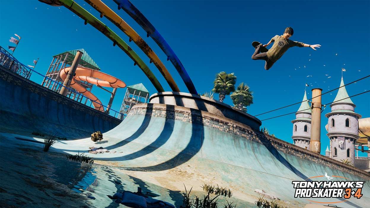 Tony Hawk's Pro Skater 3 + 4 Revealed with New Water Park Preview