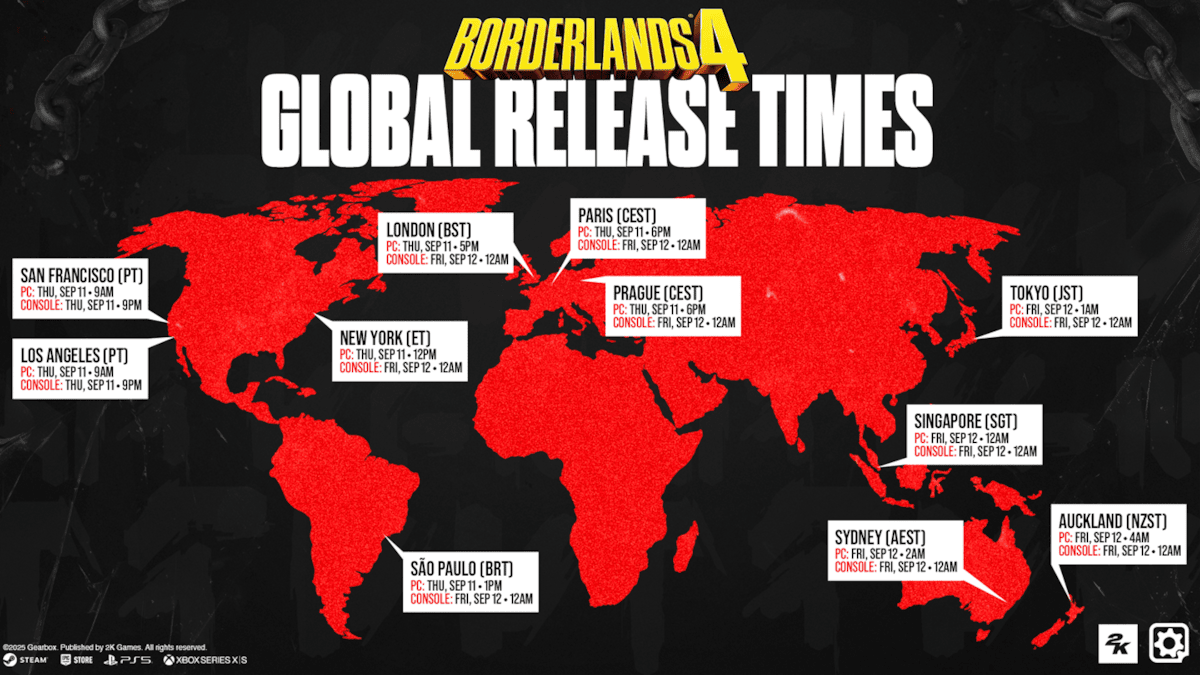 2K Releases Borderlands 4 Official Launch Week Trailer Plus Global Launch Times
