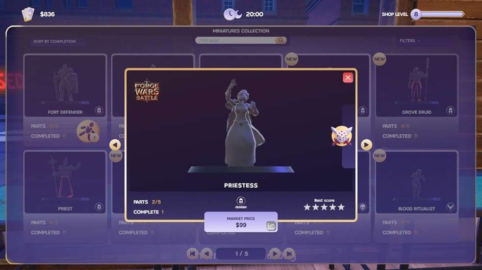 Tabletop Game Shop Simulator Preview for Steam Early Access