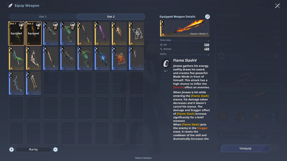 Solo Leveling: ARISE OVERDRIVE Demo Preview for Steam