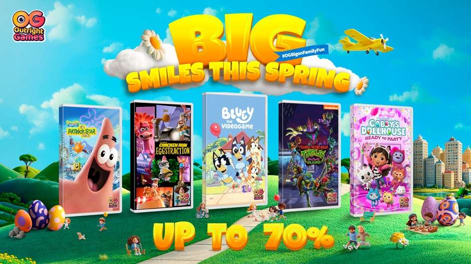 Outright Games Celebrates Easter 2026 with "Big Smiles This Spring" Sales Event